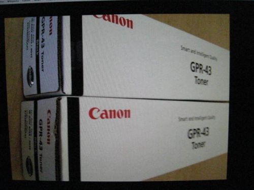 Canon GPR-43 Genuine Black Toner Cartridge 4792B003AA Lot of 2
