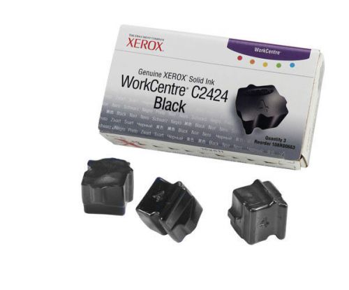 Xerox black ink Cart. for Workcentre C2424 printer Pt #108R663  genuine OEM