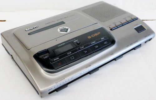 Sanyo trc5040 trc-9020 memoscriber standard cassette transcriber recorder, no a for sale