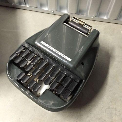Vintage Stenograph Courtroom Reporter Shorthand Machine with case