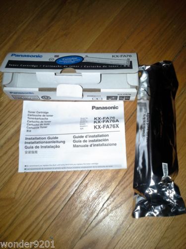 Panasonic KX-FA76 Sealed Toner Cartridge NIB w/Instructions Free U.S. Shipping