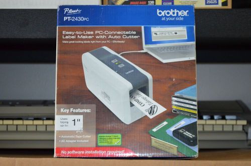 Brother p-touch 2430pc label maker, pc-connectable with auto cutter for sale