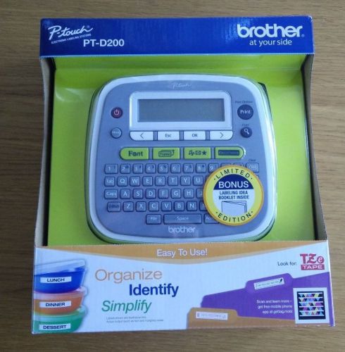 Brand New Brother P-touch Electronic Labeling System PT-D200 New in Box