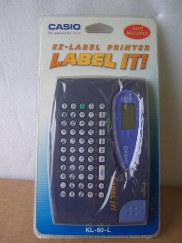 Casio compact label system, kl-620-l, upc for sale