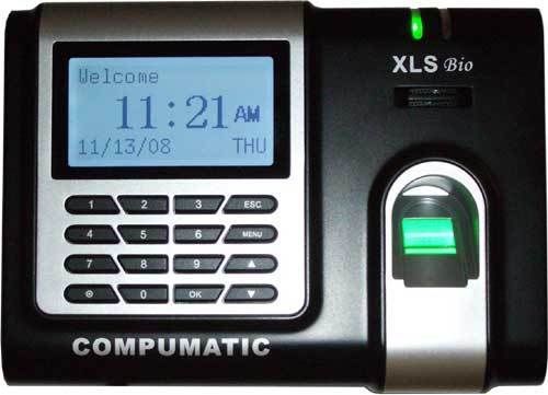 Factory refurbished compumatic xls bio fingerprint time clock one year warranty for sale