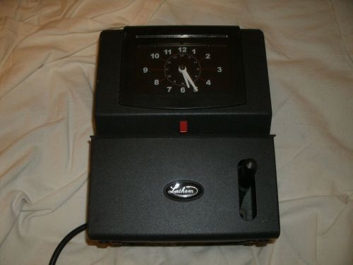 Lathem Time Clock; Manual, Model 2106