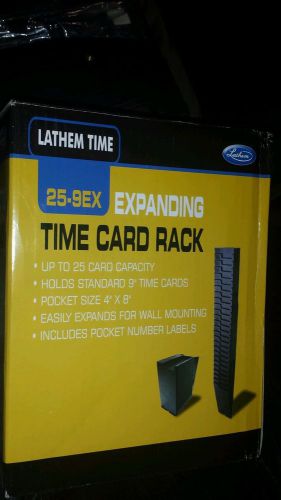 lathem time card rack 25