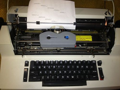 IBM Selectric II Typewriter With Manual, Cover, Lots of Extras!