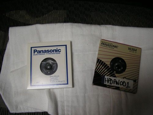 PANASONIC PRINTWHEELS- 2 NEW IN AUCTION, PRESTIGE 10(D2-PE10), COURIER12(D2-CR12