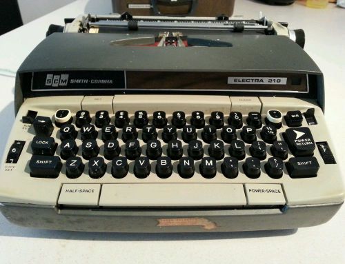 Smith Corona Electra 210 Compact Home Office Portable Electronic Typewriter