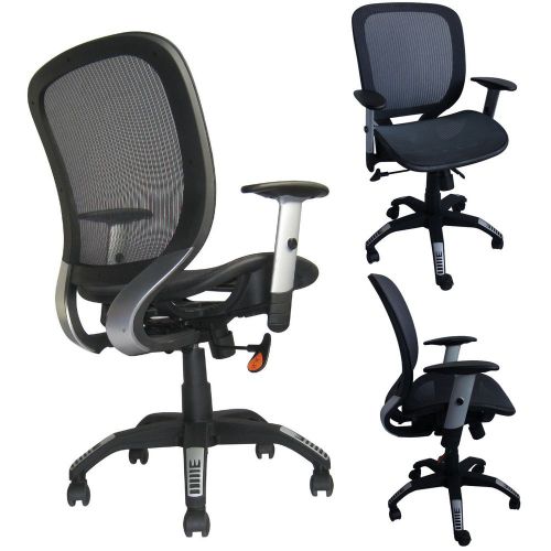 Ergonomic tilt swivel mesh office computer midback executive chair multifunction for sale