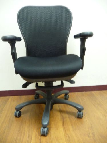 Nightingale &#034;cxo 6200&#034; graphite office chair #10640 for sale
