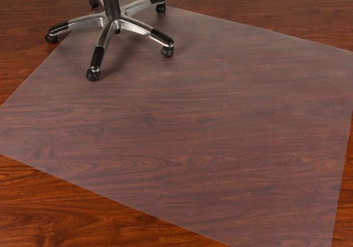 Mammoth office products pvc plastic chair mat for hard floors, 46 x 60 inches r for sale