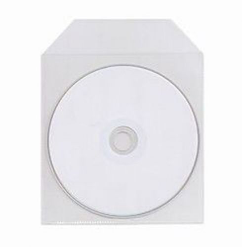 100 Pack CPP Clear Plastic Bag Sleeve Fit CD DVD