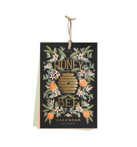 2015 Rifle Paper Co. Kitchen or Office Wall Calendar - Honey Bee