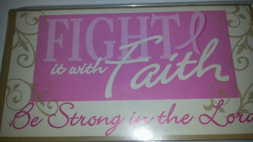 2 Year Pocket Calendar- Fight it with Faith