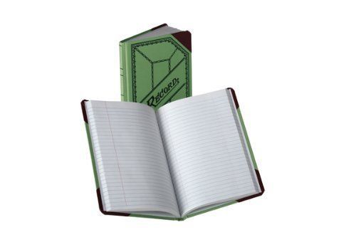 ESSELTE PENDAFLEX CORP. 667R Miniature Account Book, Green/red Canvas Cover, 208