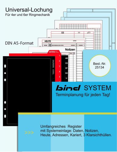 bind - B25134 - Systemeinlage Startpaket MANAGER PLUS A5