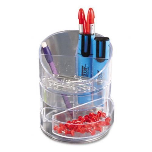 Rubbermaid Jumbo Storage Pencil Cup With Drawer - Clear (14096ros)