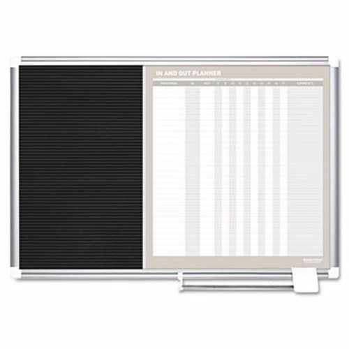 Mastervision In-Out and Notice Board, 36x24, Silver Frame (BVCGA0387830)