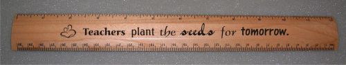 Custom Engraved Wooden Rulers for Teachers