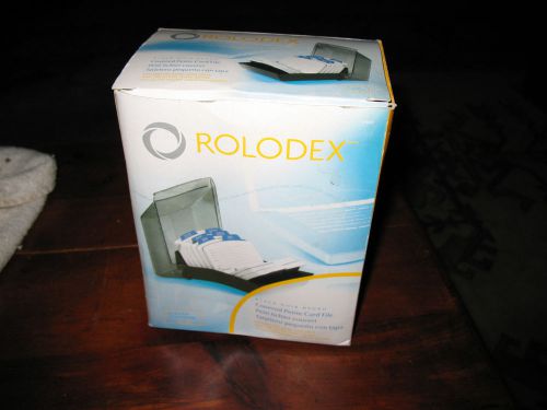 Rolodex desktop covered Black petite card file 250 cards