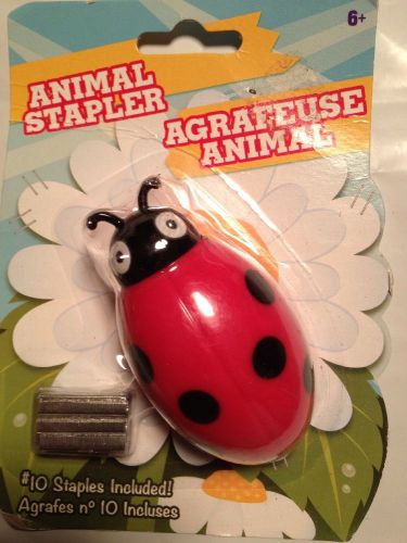 Animal Stapler Lady Bug New With Staples
