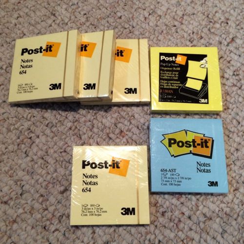 Post-it Notes set of six