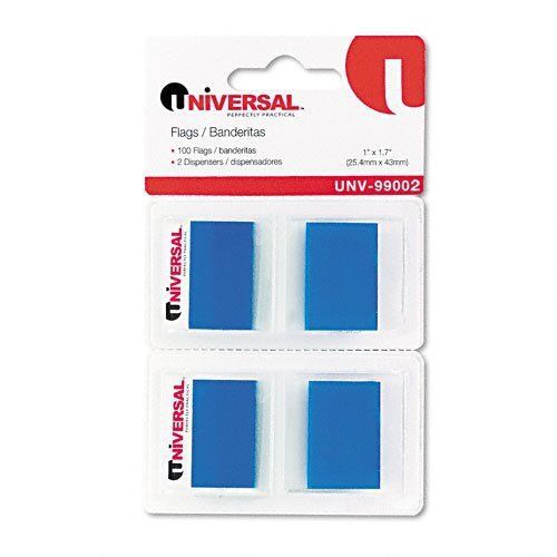 UNIVERSAL OFFICE PRODUCTS 99002 Page Flags, Blue, 50 Flags/dispenser, 2