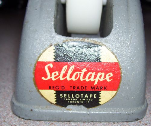 Older Sellotape tape dispenser and Elite Stapler-Made in Germany