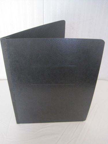 1 Oxford Report Binder Folder 12706 Black Cover 8 1/2&#034; x 11&#034; Fastener 2 Piece