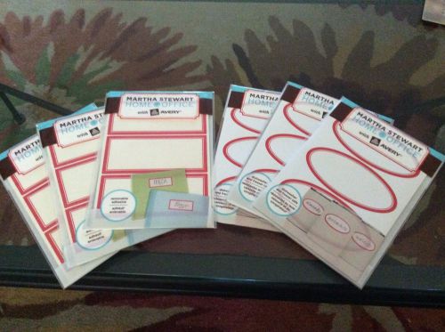 Martha Stewart home office 6 Packs Of Labels