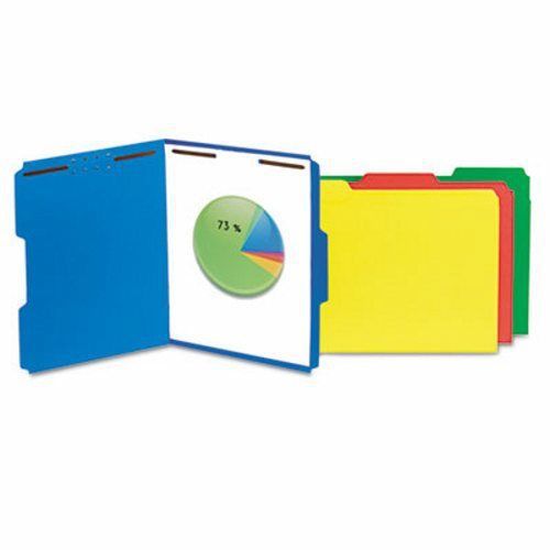 Universal manila folders, 2 fasteners, 1/3 tab, letter, blue, 50/bx (unv13521) for sale