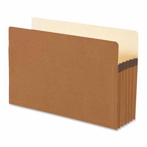 Business Source File Pocket, 5-1/4&#034; Exp., Legal, 10/BX, Redrope (BSN65795)