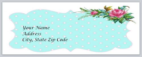30 Roses Personalized Return Address Labels Buy 3 get 1 free (bo137)