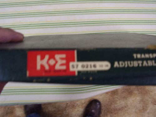 K&amp;e adjustable triangle and trianguler scale for sale