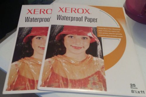 25 XEROX Waterproof Synthetic Paper, 3R12410