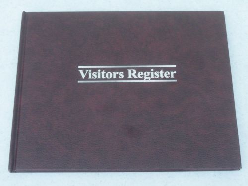 Wilson Jones S490 - Visitor Register Book, Hardcover, 112 Pages, 8 1/2 x 11 NEW!