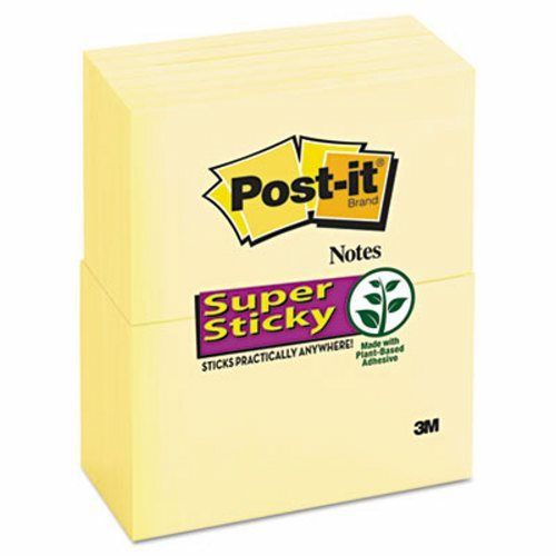 Post-it Super Sticky Notes, 3 x 5, Yellow, 12-90 Sheet Pads/Pack (MMM65512SSCY)