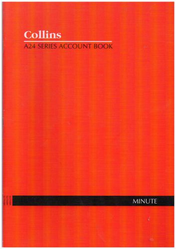 Collins A24 Series Account Book - Minute