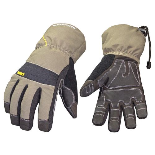 Cold Protection Gloves, Large, Gry/Grn, Pr 11-3460-60-L