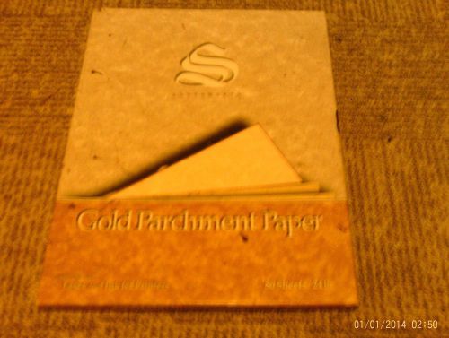 Parchment Paper  (Gold 24 lbs.) 60 sheets / Laser and InkJet Printers - P9940