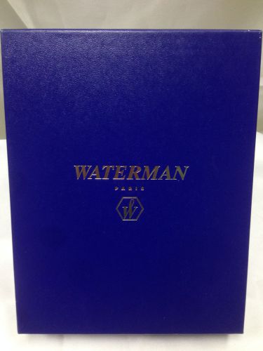 Waterman FOUNTAIN PEN Writing Set Green Marble Medium Point NEW
