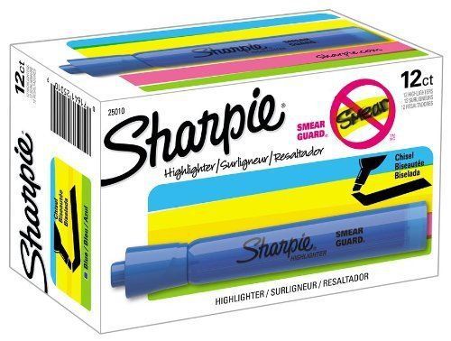 Sharpie Major Accent Highlighters - Broad Marker Point Type - Chisel (25010)
