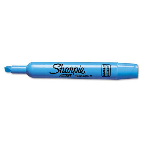 12 Sharpie Accent Tank Highlighter Chisel Tip Turquoise