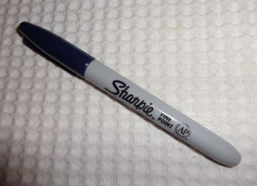 1 SHARPIE Permanent Marker - Fine Point  - DARK BLUE-GRAY - New!