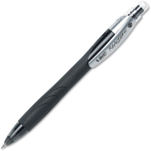 Bic reaction mechanical pencil - #2 - 0.5 mm - fine - gray barrel - 12/pack for sale