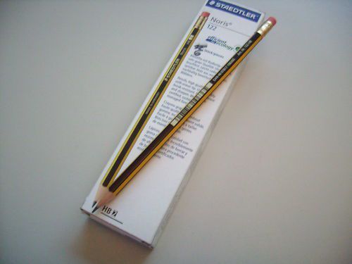 6  Bleistifte Staedtler Noris 122-2 HB, mit Radierer