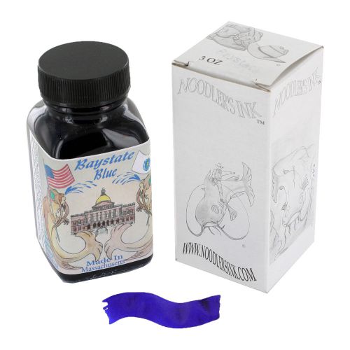 Noodler&#039;s Ink Fountain Pen Bottled Ink, 3oz - Baystate Blue