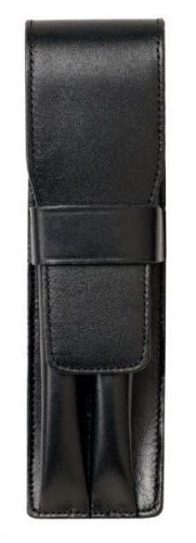 LAMY A32 Leather Double Slot Pen Case BLACK